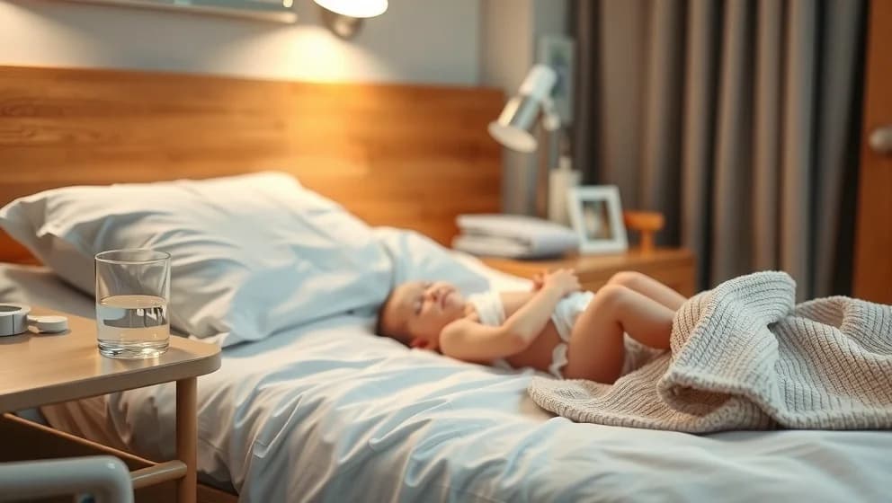 Dålig i magen och illamående innan förlossning