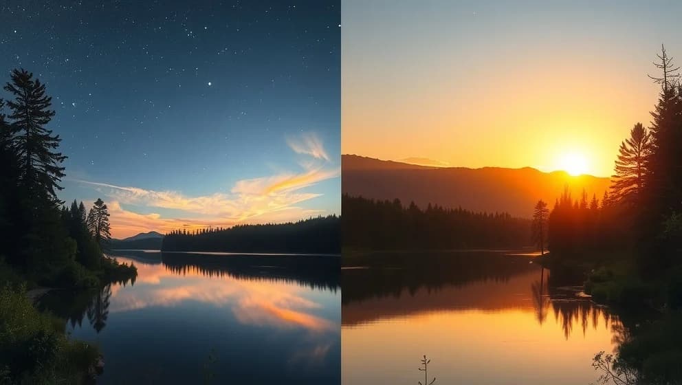 En natt och dag i Sverige