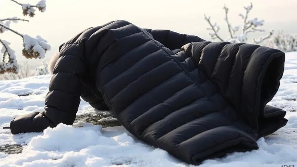 Áhkká dunkappa gold långkappa för vinter
