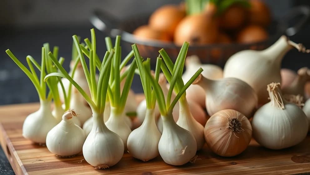 Kan man äta lök som börjat gro