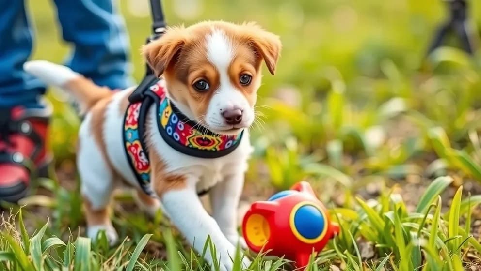 När kan man börja med sele på valpen