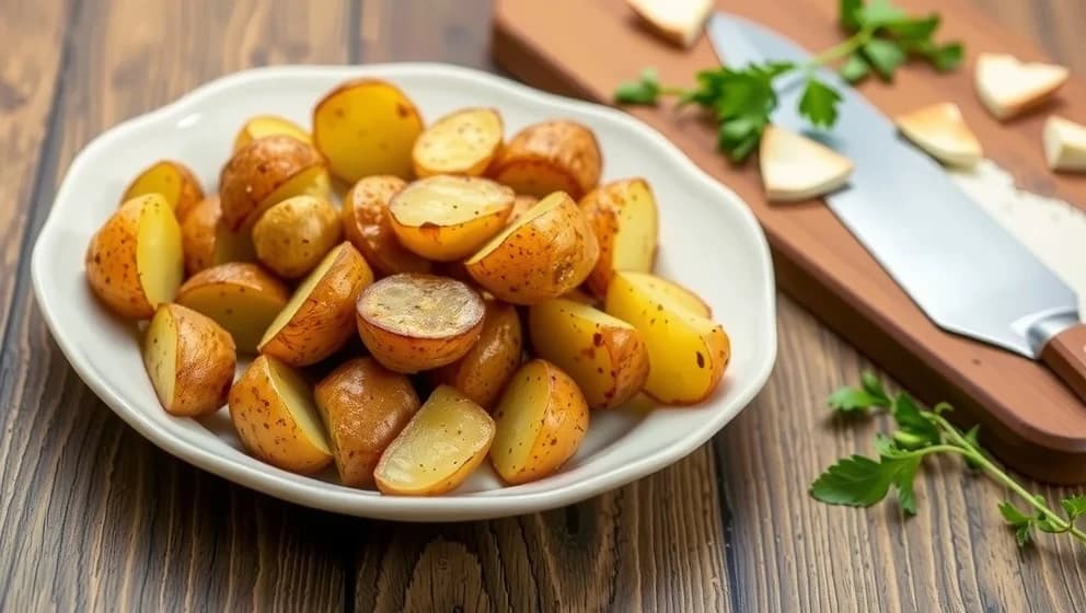 Så gör du rostad potatis i ugn hemma